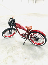 Load image into Gallery viewer, IN STOCK - Cooler King 750S RED EDITION eBike - 48v, Retro Style Electric Bike