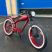 Load image into Gallery viewer, IN STOCK - Cooler King 750S RED EDITION eBike - 48v, Retro Style Electric Bike